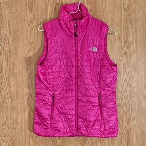 The North Face Bright Pink FlashDry Puffer Vest